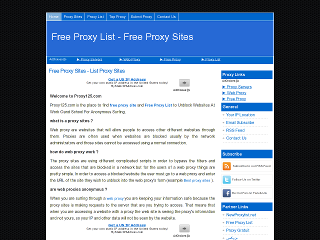  Free Proxy List - Free Proxy Sites 