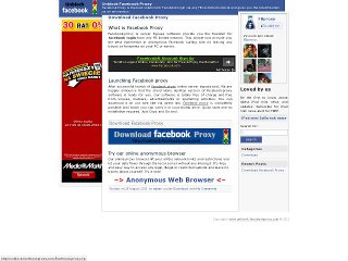 Unblock Facebook Proxy