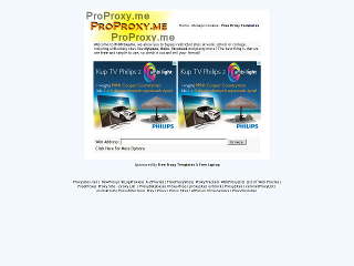 ProProxy.me - Sponsored by FreeProxyTemplates.com
